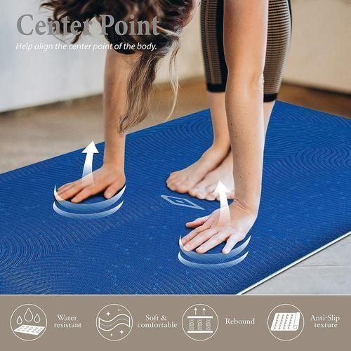 THICK Gym/Yoga Mat + Carrying Strap - Blue Item | Buy THICK Gym/Yoga Mat + Carrying Strap - Blue | SPOP Enterprise Global